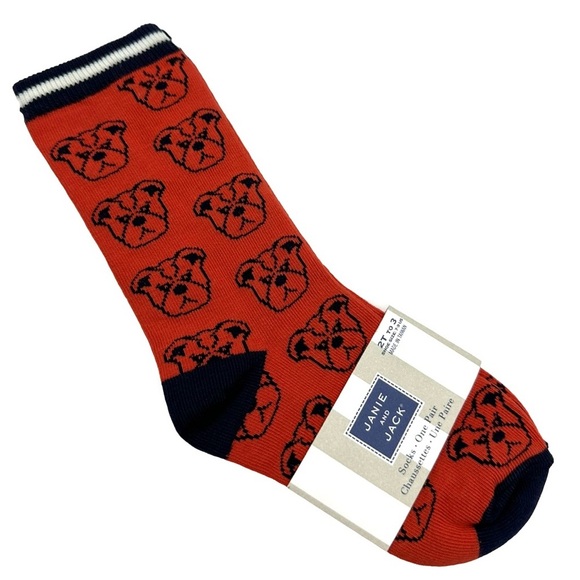 New NWT Janie and Jack English Bulldog Bundle, hat sunglasses socks, 2T-3T - Picture 5 of 11